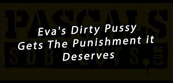  PASCALSSUBSLUTS - Kinky Eva Johnson fed cum after domination